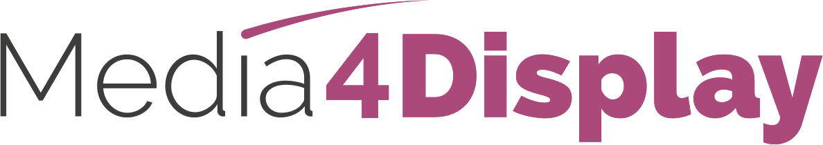 Logo Media4Display by Telelogos